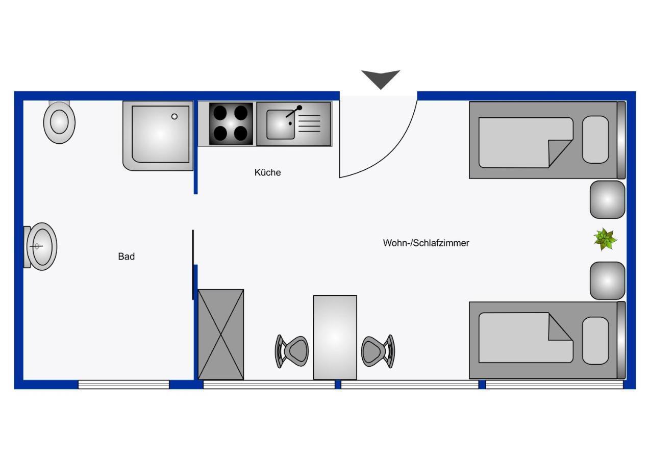 Apartment mit 1 Schlafzimmer
