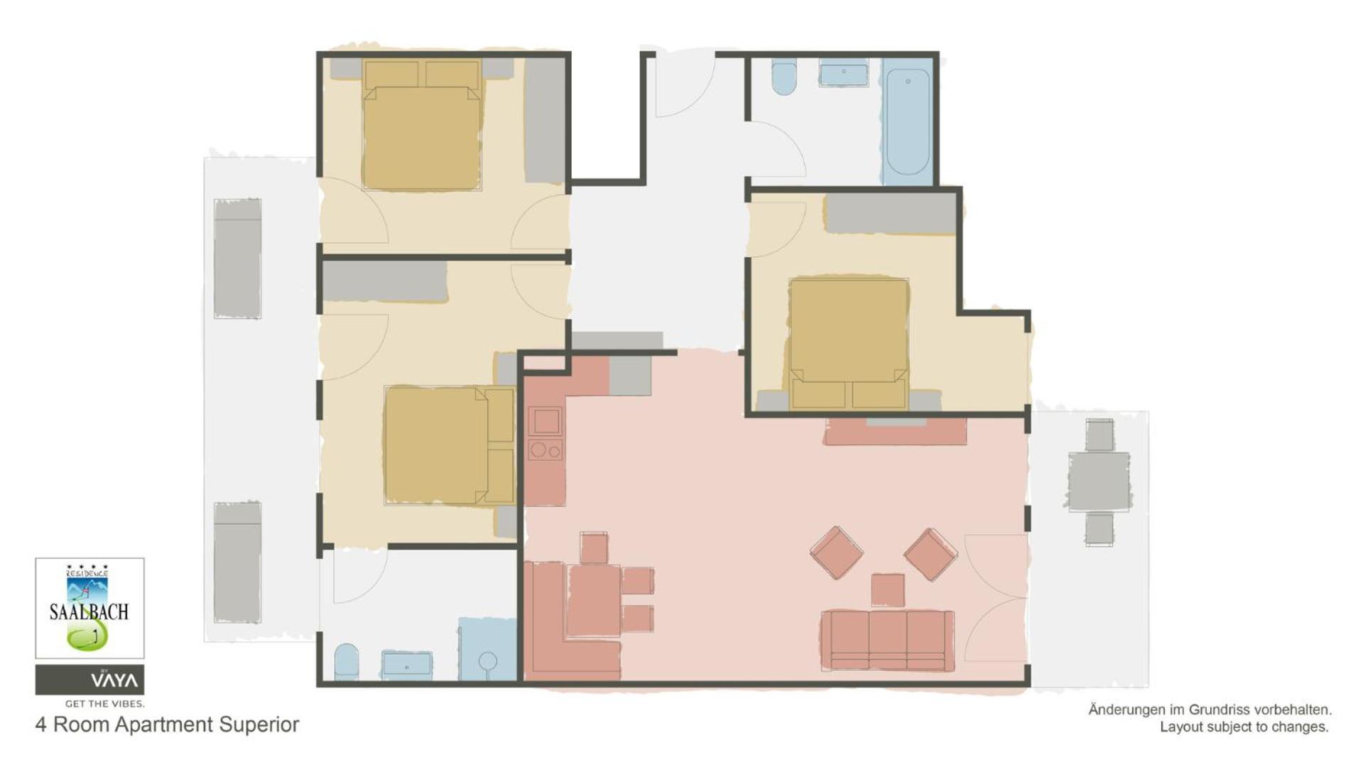 Three-Bedroom Standard Apartment