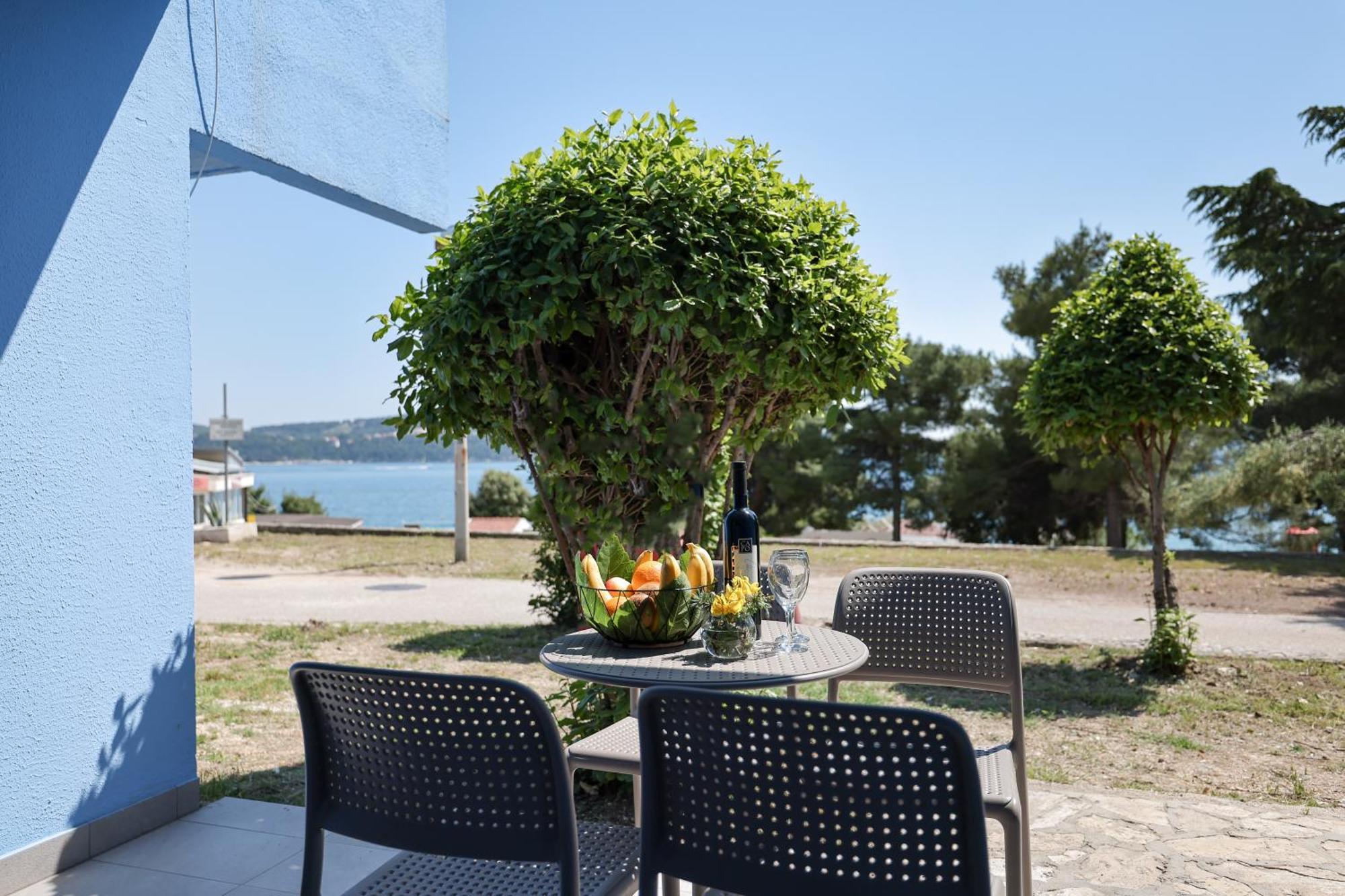 Superior Ferienwohnung mit 1 Schlafzimmer und Veranda / Patio – Meerseite