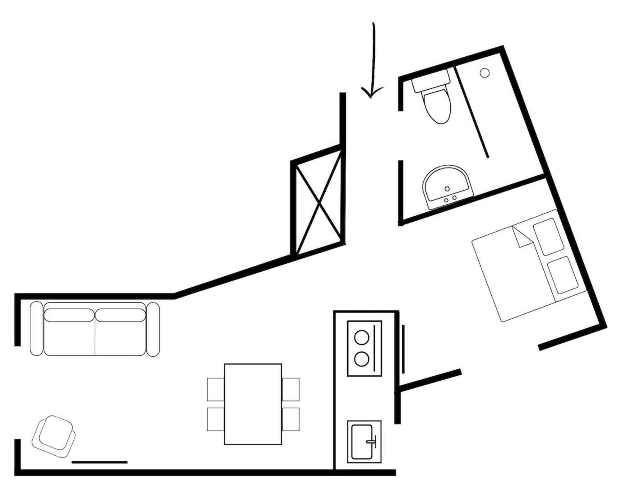 One-Bedroom Apartment at 44