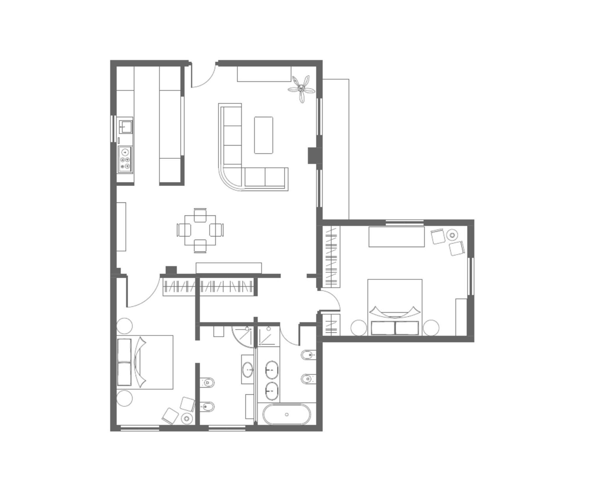 Appartamento con 2 Camere da Letto - Via della Moscova 27