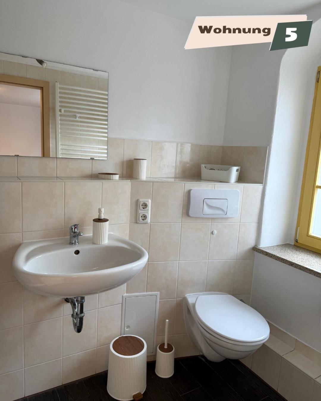 Apartment mit Dusche