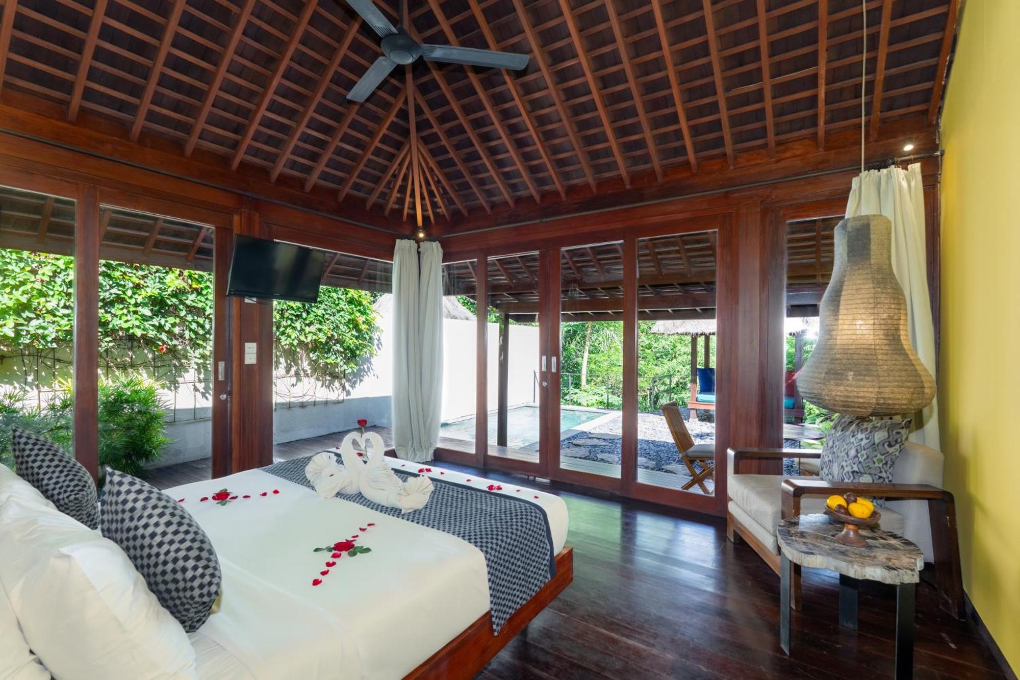 One-Bedroom Pool Villa with Rice Field View and One Time Minibar