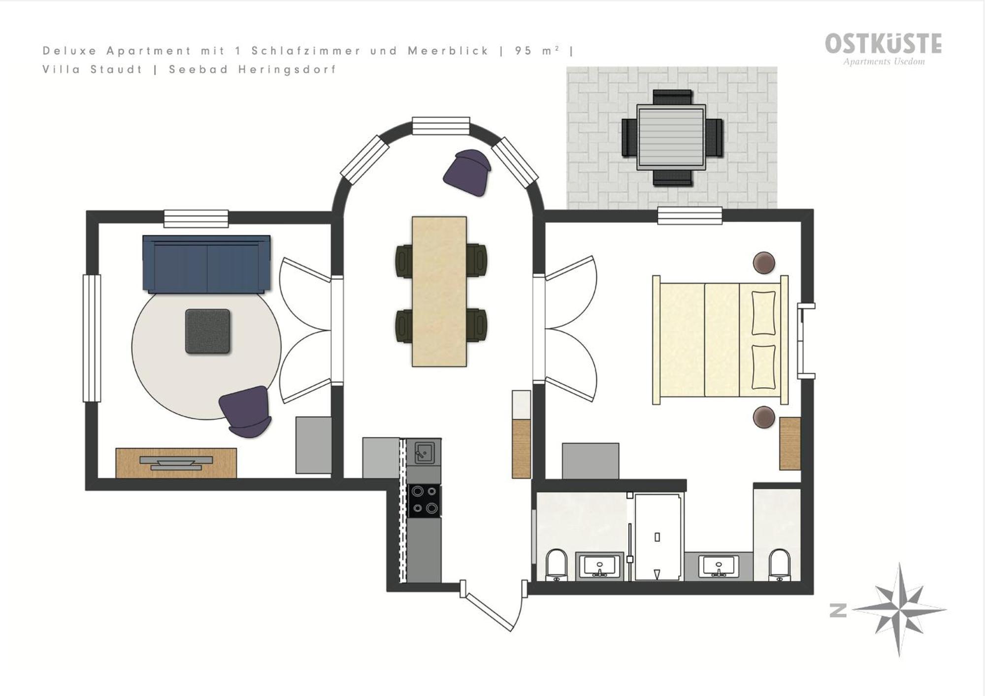 Deluxe Apartment Sea View 4