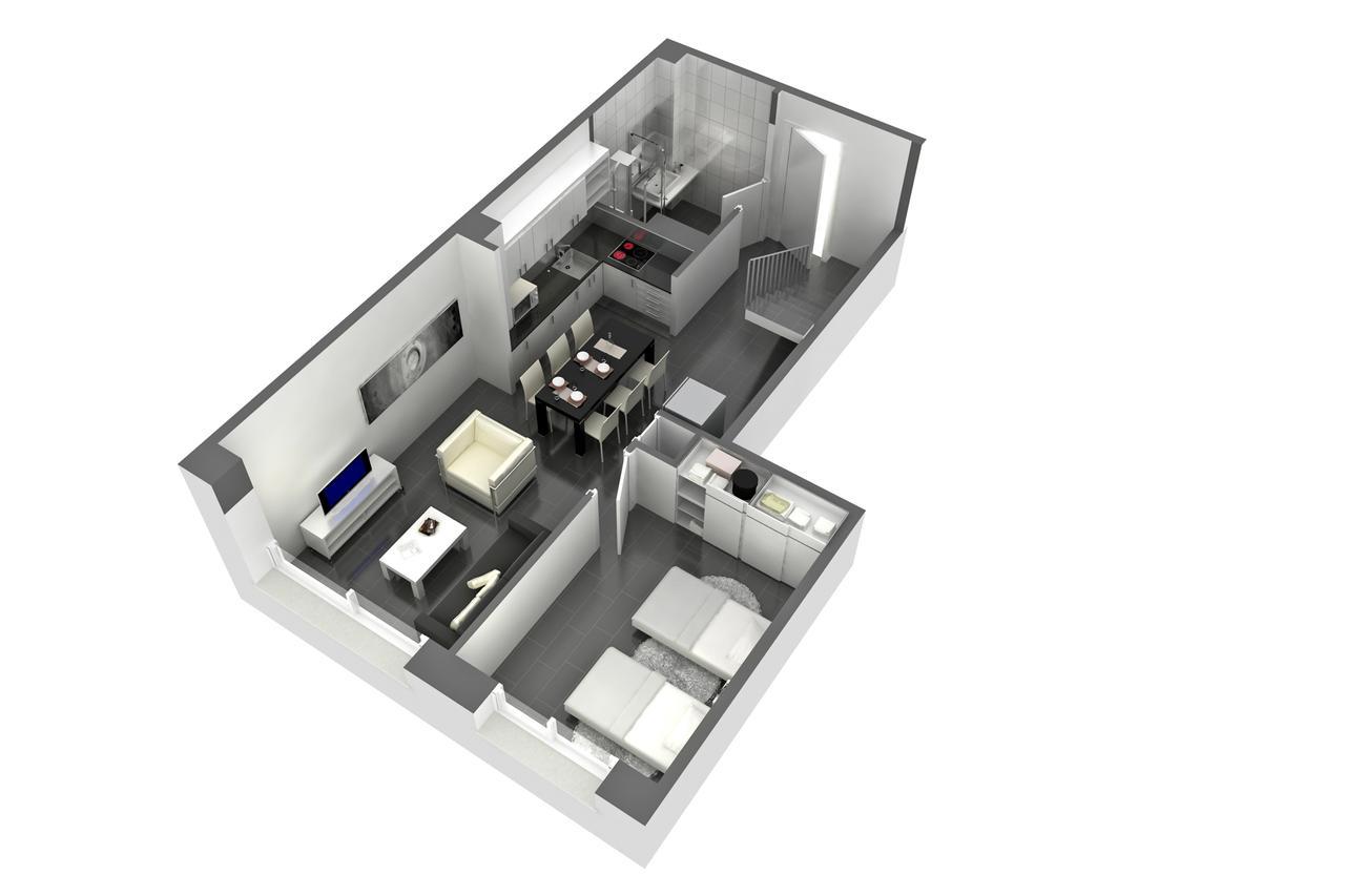Three-Bedroom Duplex Apartment (3-6 Adults)