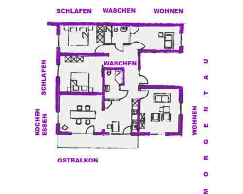 Apartment mit 2 Schlafzimmern