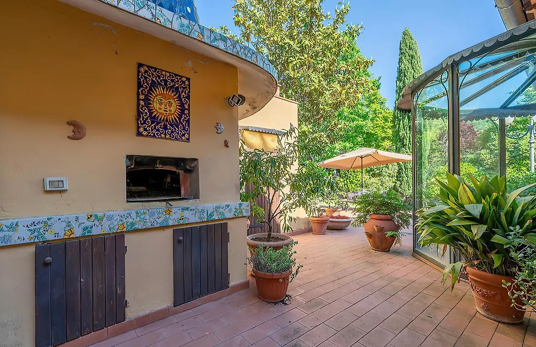 Tuscany Villa Gorello. Villa in Toscana. Jacuzzi con tetto in cristallo,piscina-1