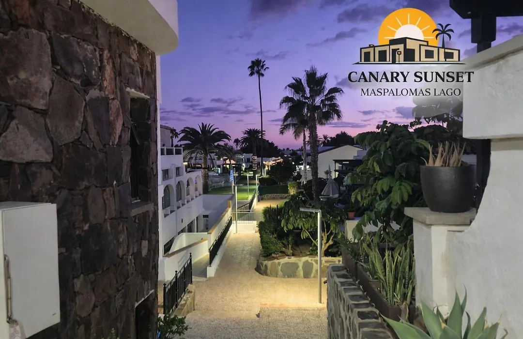 Maspalomas Lago Canary Sunset-1