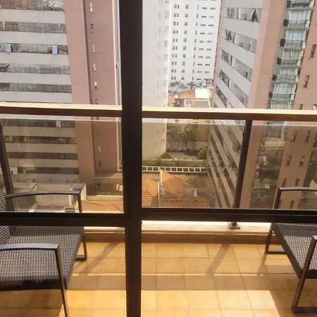 Flat Rua Haddock Lobo 867 com 2 Quartos e Sacada e Enxoval-2