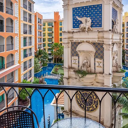 Venetian Resort Pattaya - Quiet Oasis - Huge Waterpark, Gym, Sauna & Kids Playground-2