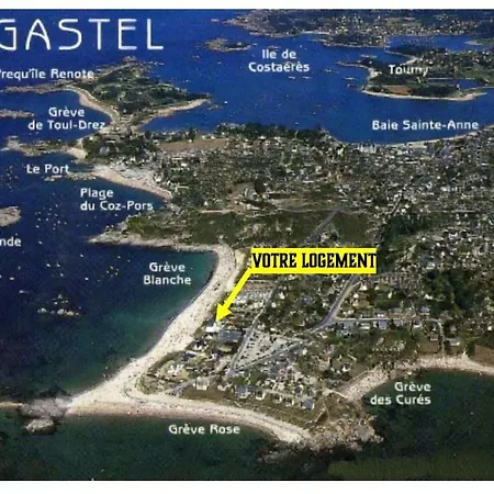 Studio Trégastel plage à 20 mètres-3