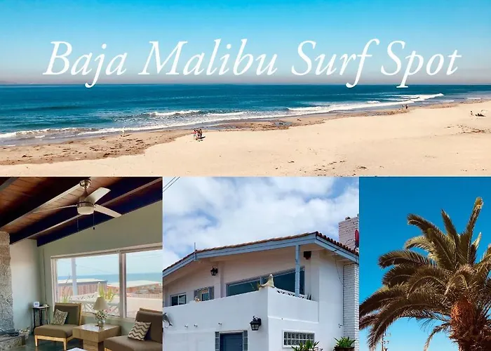 Rosarito Beach House-- Spacious, Central, Beach View, & Sleeps 14