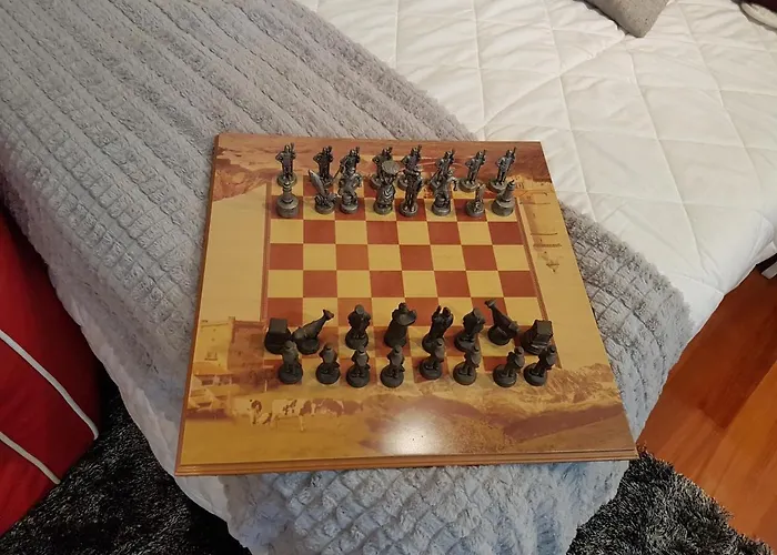 Hotel cerca del colegio: Alojamientos Marte habitacion con baño