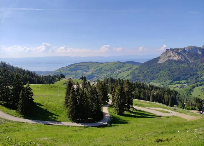 Appartement T2 à BERNEX avec WiFi, vue sur montagne