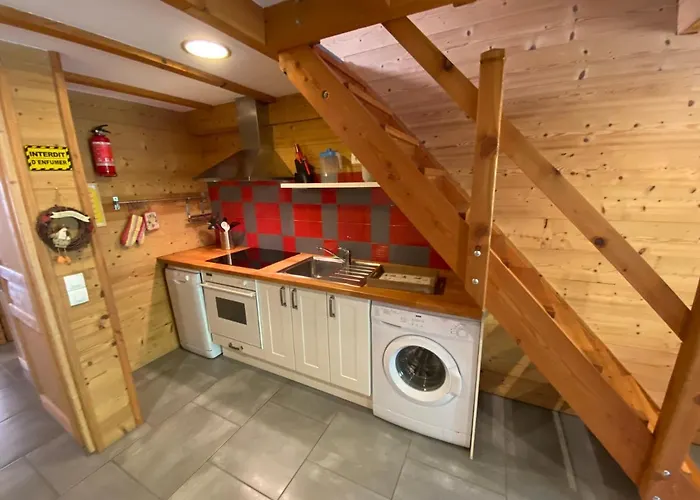 L ALPIN bel appartement avec terrasse dans vieille ferme de montagne rénovée