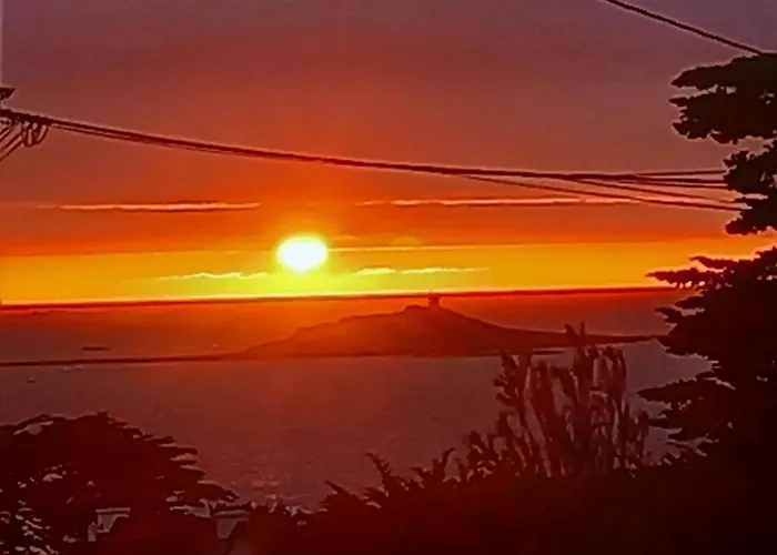 Sunset View Over Beach At Sables D'Or