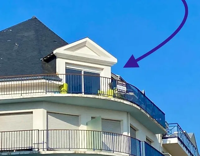 Superbe appartement 4 personnes Le Pouliguen avec vue magnifique sur le port et la mer