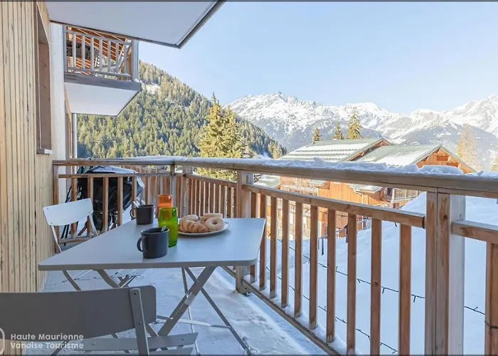 Au Centre de la station de ski de Valfréjus - appartement 4-6 personnes