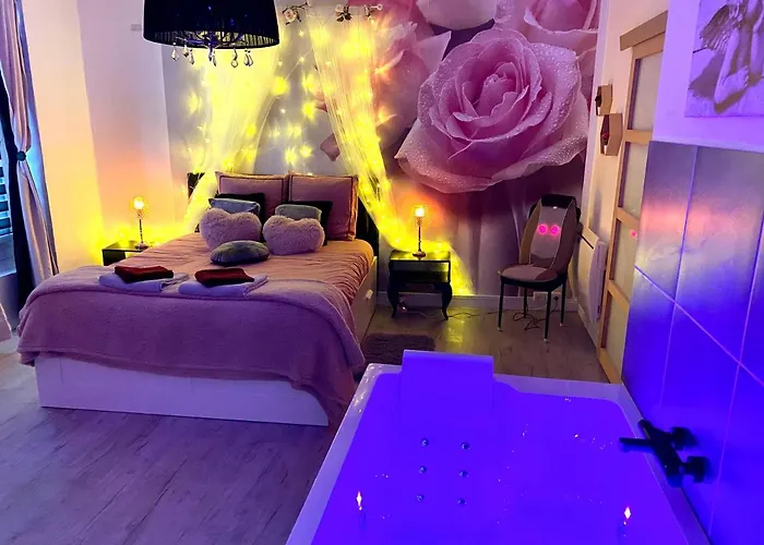 Hôtel Jacuzzi: COSY&SPA Appartement Luxe JACUZZI SAUNA Suite Cristal