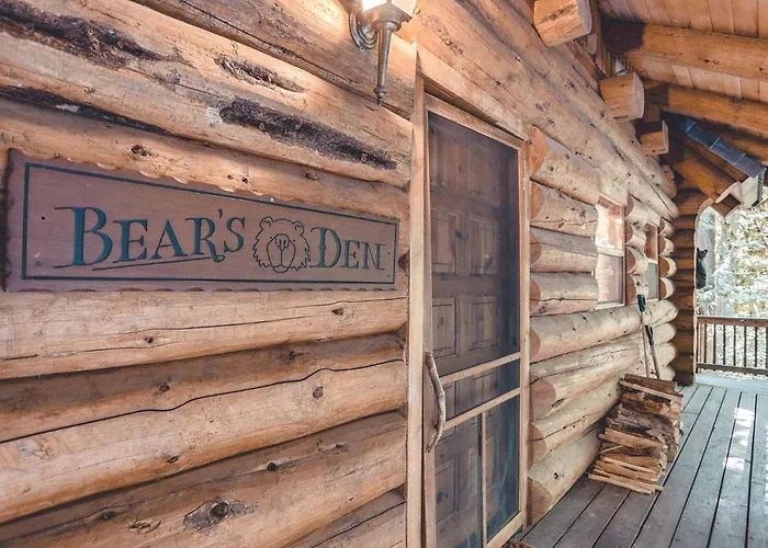 Bear Den Log Cabin - Meredith Lodging