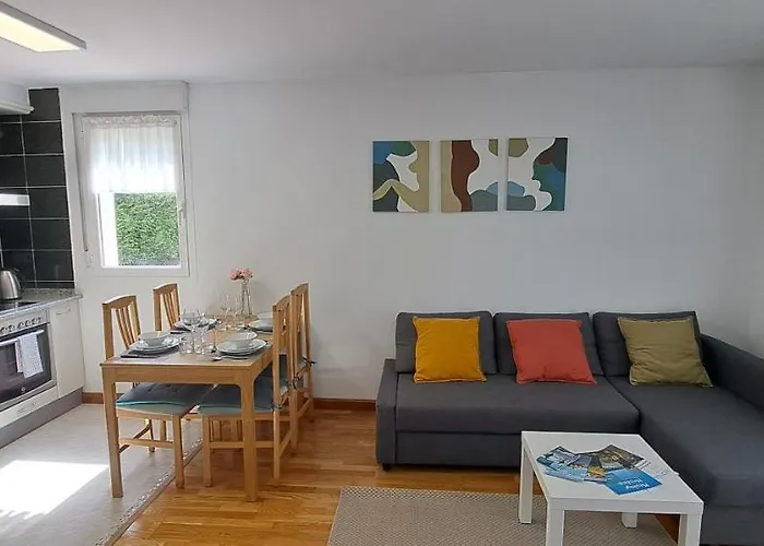 Appartement Lumineux T3 Avec Jardin Privatif A Hendaye - Parking Et Wif Gratuit