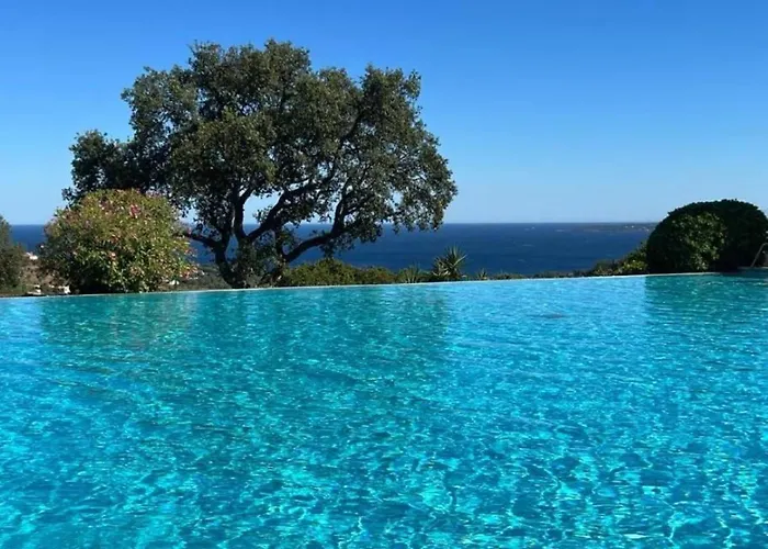 APPARTEMENT CLIMATISE AVEC TERRASSE ET APERCU MER - Golf de ST Tropez