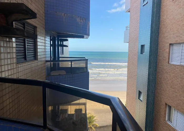 Cobertura Piscina Privativa frente e Vista Mar Centro Mongaguá