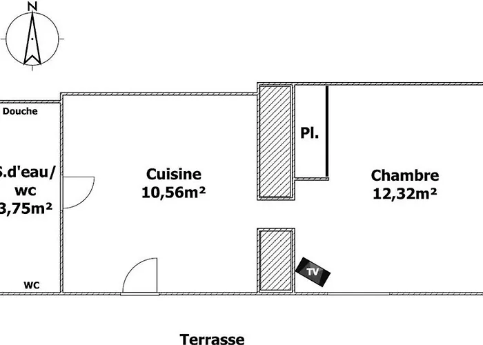 Gîte Saint-Vincent-sur-Jard, 2 pièces, 2 personnes - FR-1-426-509