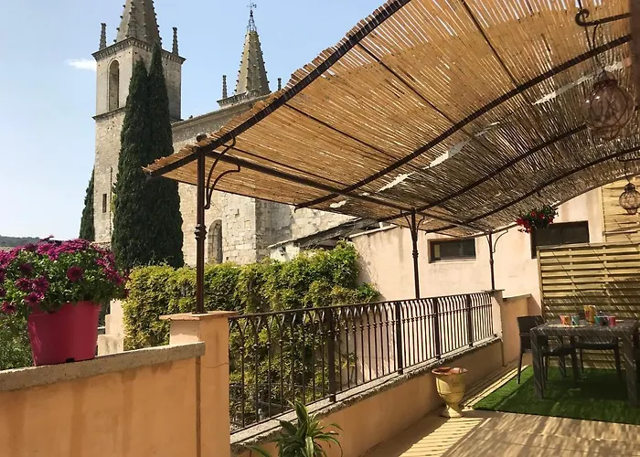COEUR de GOUDARGUES! Gîte 2 ou 3 pers , Extérieur, Clim