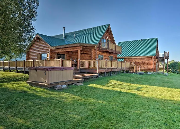 Stunning Driggs Retreat W/ Private Hot Tub & Pond!