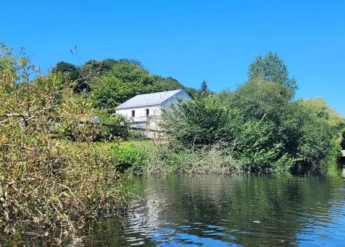 lodge avec vue sur la rivière