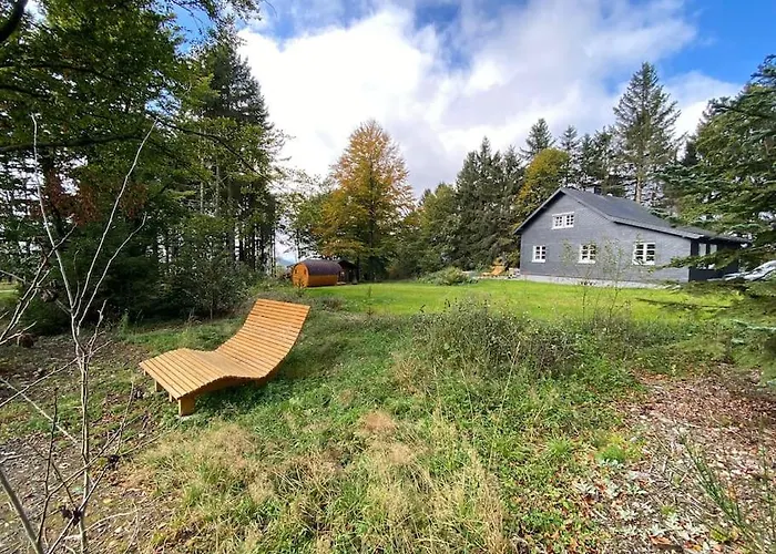 Haustierfreundliches Hotel: Ferienhaus Asten-Lodge