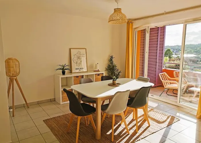 Casteljaloux Appartement 2 chambres balcon parking résidence calme