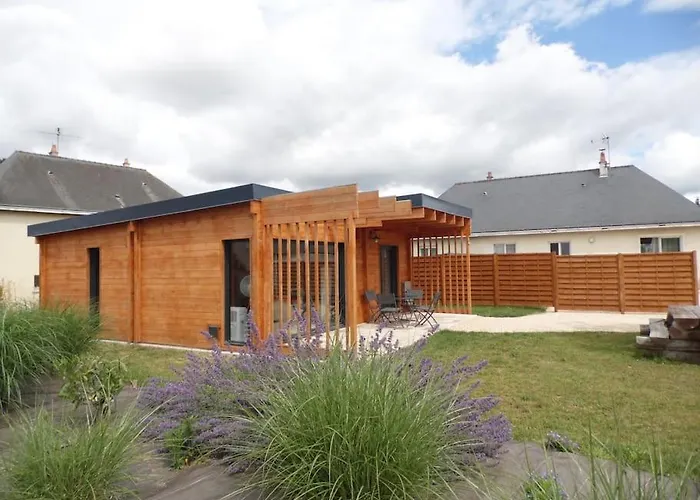 Chalet cosy climatisé avec parking et Internet
