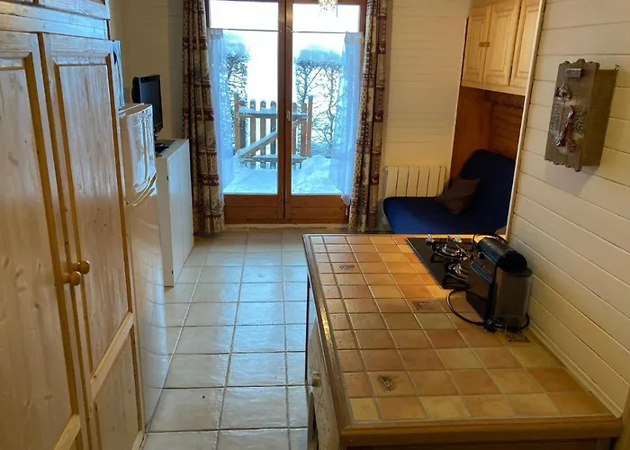 Appartement 2 pièces 5 pers pieds des pistes terrasse sans vis à vis
