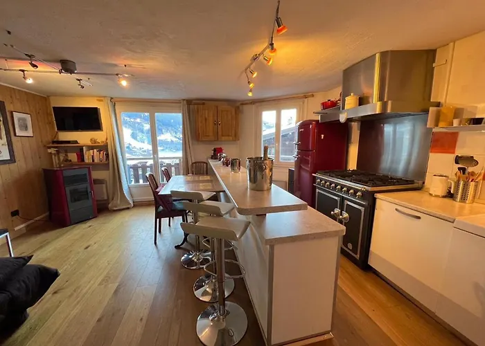 Appartement 2pieces Hyper Centre Les Houches, proche Chamonix