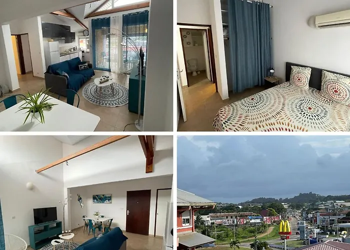 NANA COCOONING- C42- Vue Panoramique - Appartement Cosy et Lumineux- Cuisine équipée- CLIM-Terrasse
