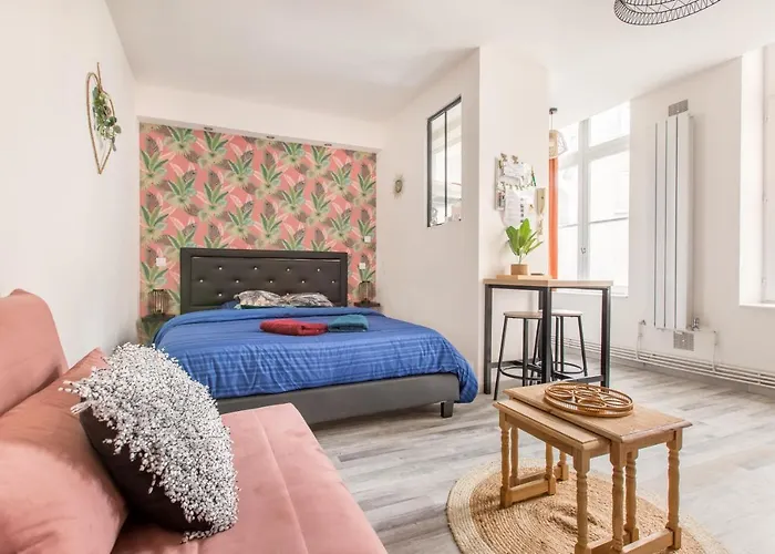 Apt Bohème, Parking Privé, Centre