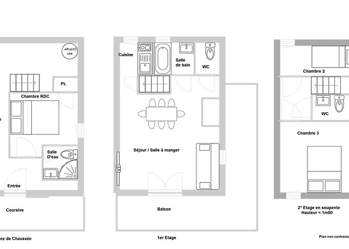 Appartement duplex cosy, 6 pers, proche pistes, garage privé, Crest-Voland - FR-1-595-73