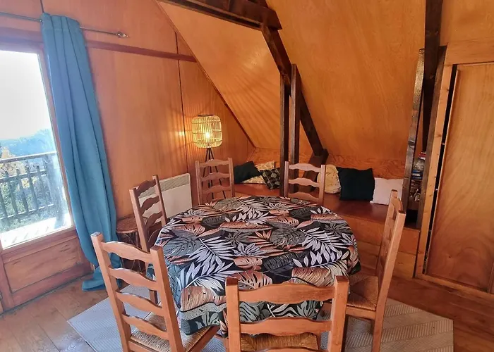 Chalet 5 personnes, proche ski et rando, balcon sud, TV, lave-linge - FR-1-393-165