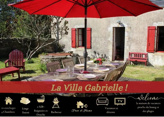 La Villa Gabrielle - Entre Bourg Et Plage