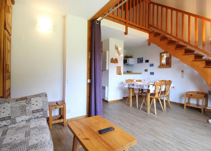 Duplex pour 8 pers avec balcon et wifi au pied des pistes - FR-1-508-79