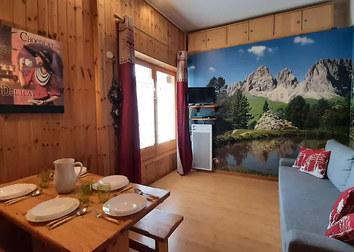 Studio Montagne Montgenèvre - 5 pers, Balcon Sud, Proche Pistes et Navette - FR-1-330D-3