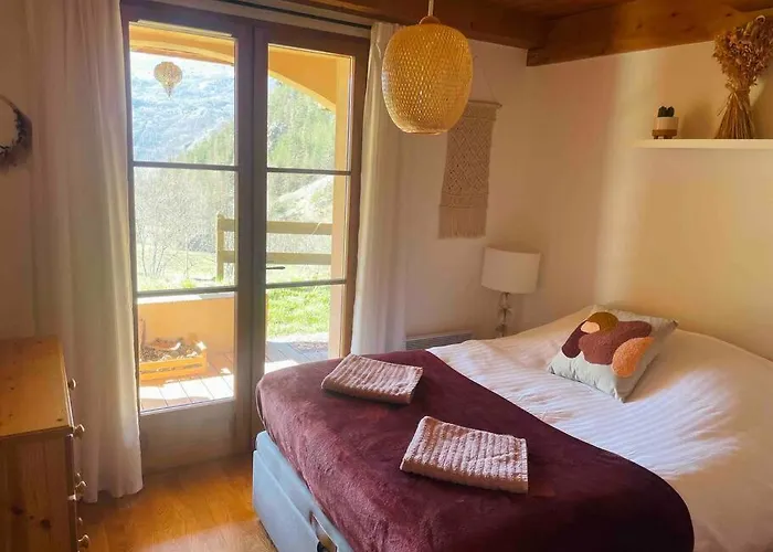 Cosy en Ecrins, terrasse avec vue ***