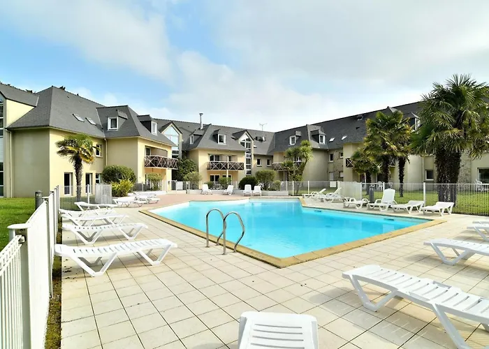 Kermael - Appt vue mer et piscine partagée