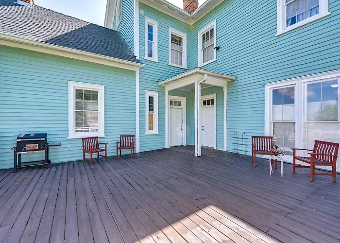 Grand Historic Home W/ Yard & Deck In High Point!