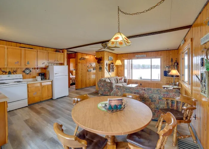 Lakefront Cabin W/ Private Dock & Beach!