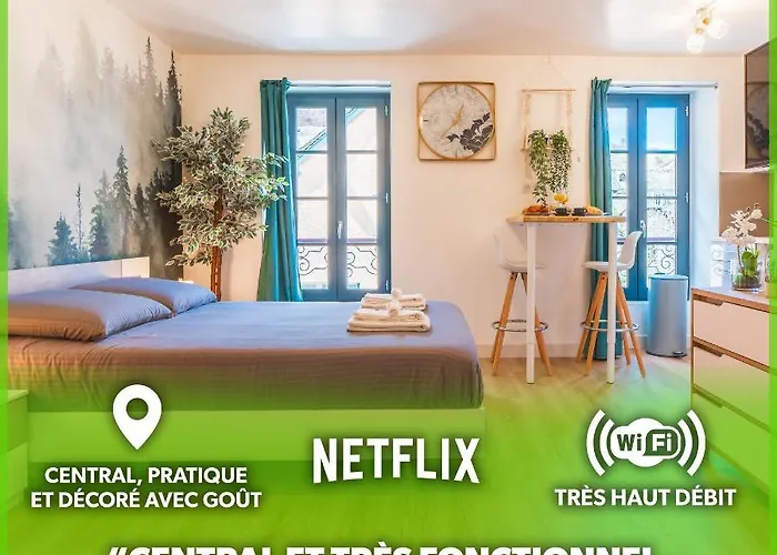 Le CosyGreen - Central/Netflix/Wifi Fibre - Séjour Lozère