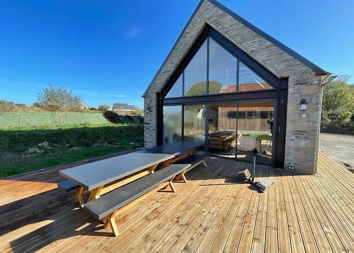 Belle maison de campagne d'architecte, pétanque et rando, plages à 5 min !