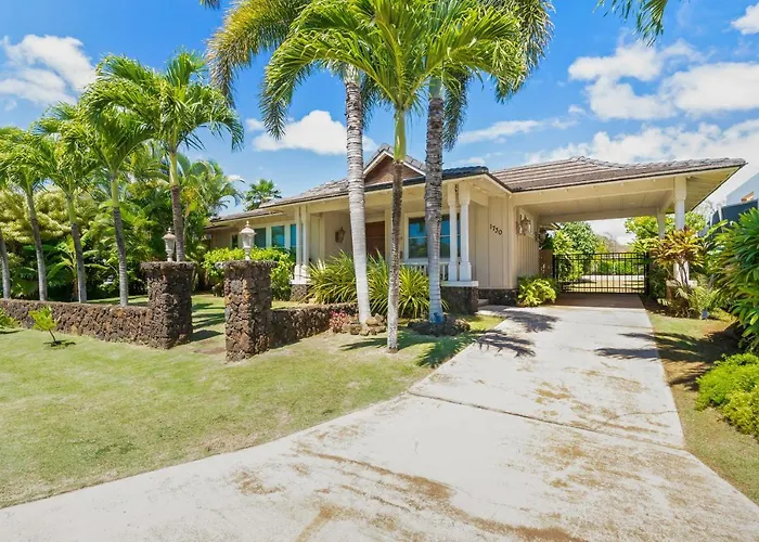 1730 Kaleka 4 Bed Poipu House, Guest House Walk To Beach